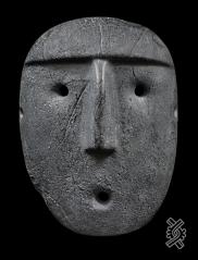 Mask of a human face